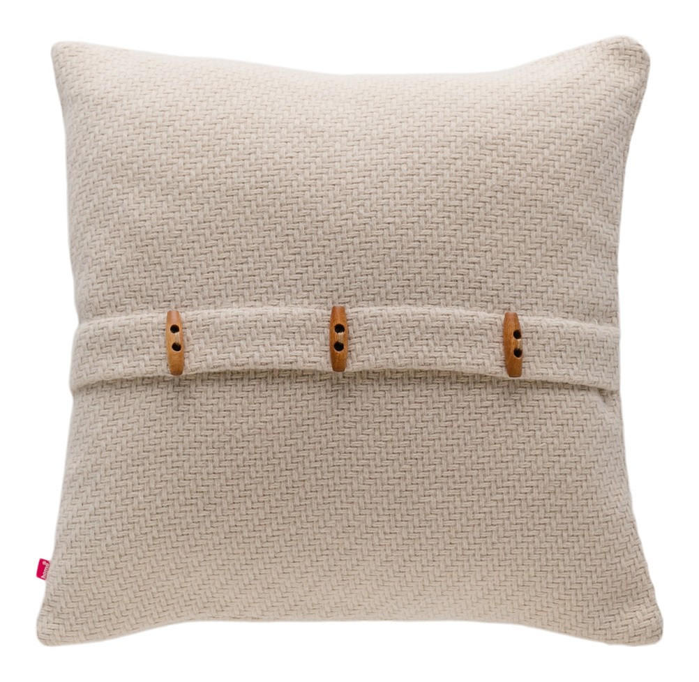 KISSENBEZUG Caminar - Beige, Textil (45/45cm) - home&you