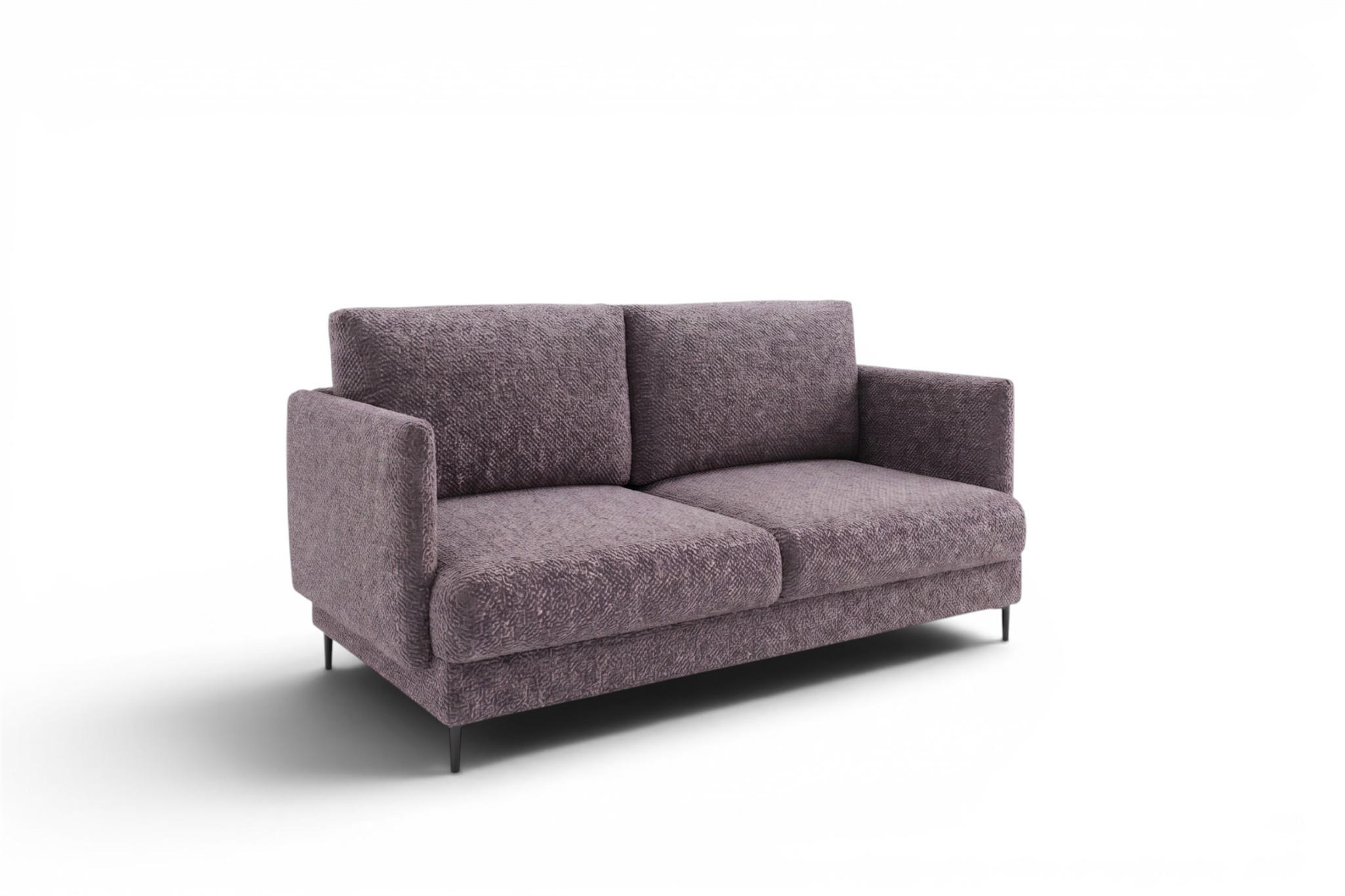 SOFA Helmer 2-sitzer In Stoff Baloo - Anthrazit, Holzwerkstoff/Textil (196/95/95cm) - Fun Möbel