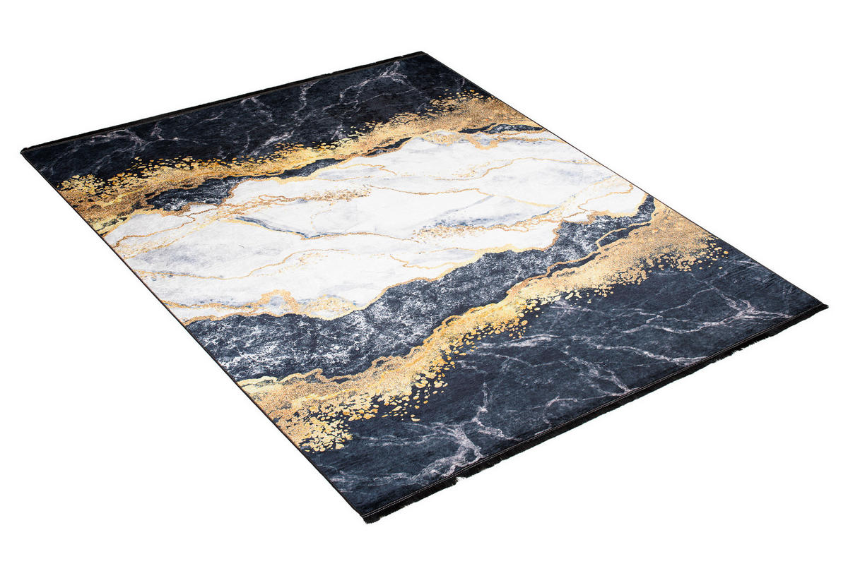 TEPPICH TOSCANA Dunkelblau 160/230 cm - Dunkelblau, Textil (160/230cm) - Tapiso