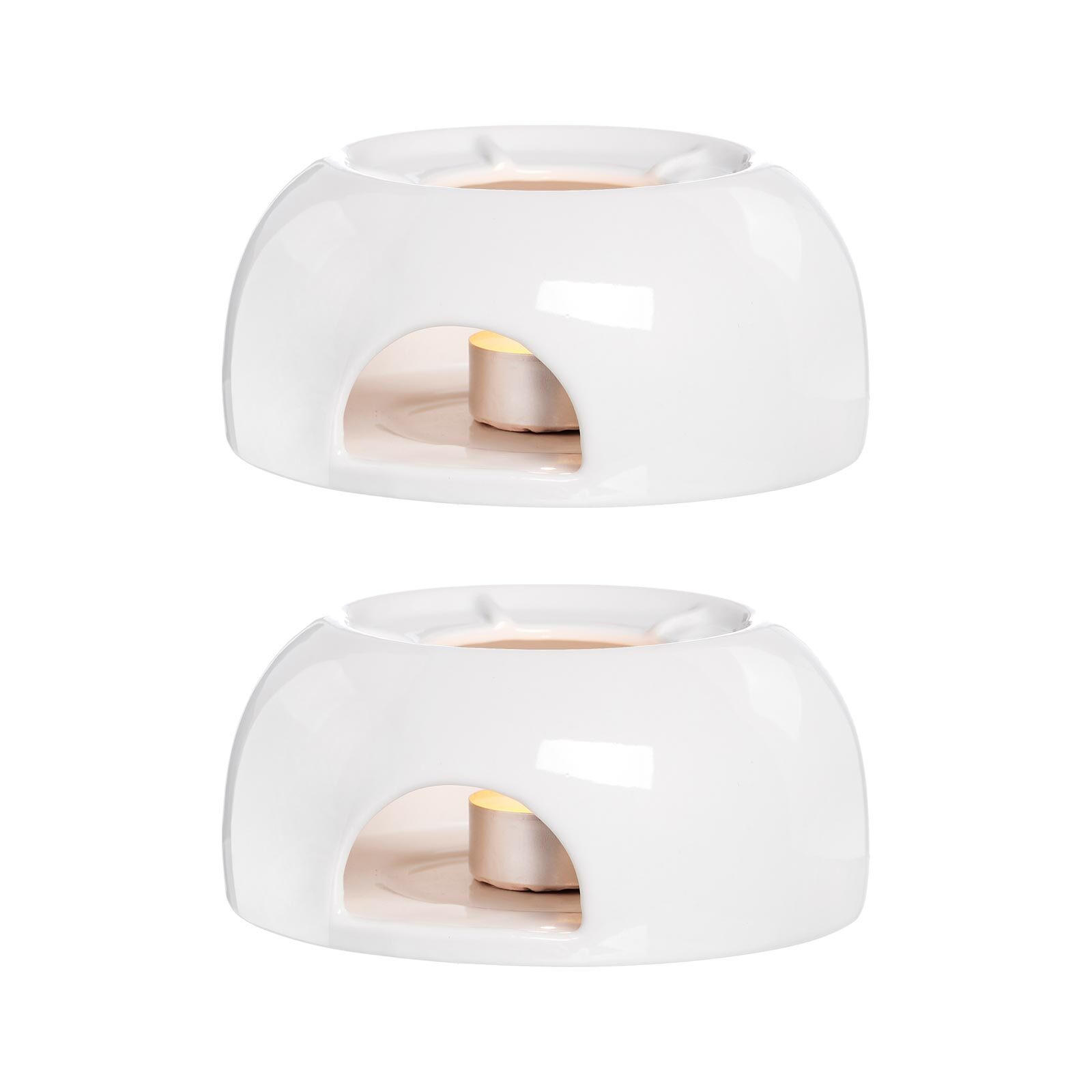 STÖVCHEN Bianco weiß ø 14 cm 2er Set - Weiß, Keramik (7/14/14cm) - Ritzenhoff Breker