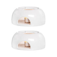 STÖVCHEN Bianco weiß ø 14 cm 2er Set - Weiß, Keramik (7/14/14cm) - Ritzenhoff Breker