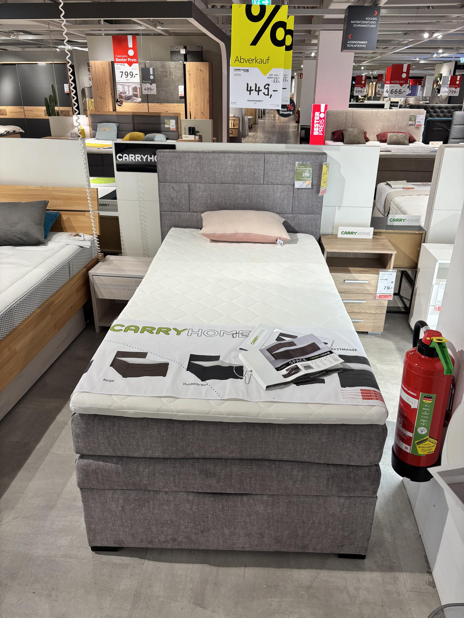 Boxspringbett SPACE - Carryhome