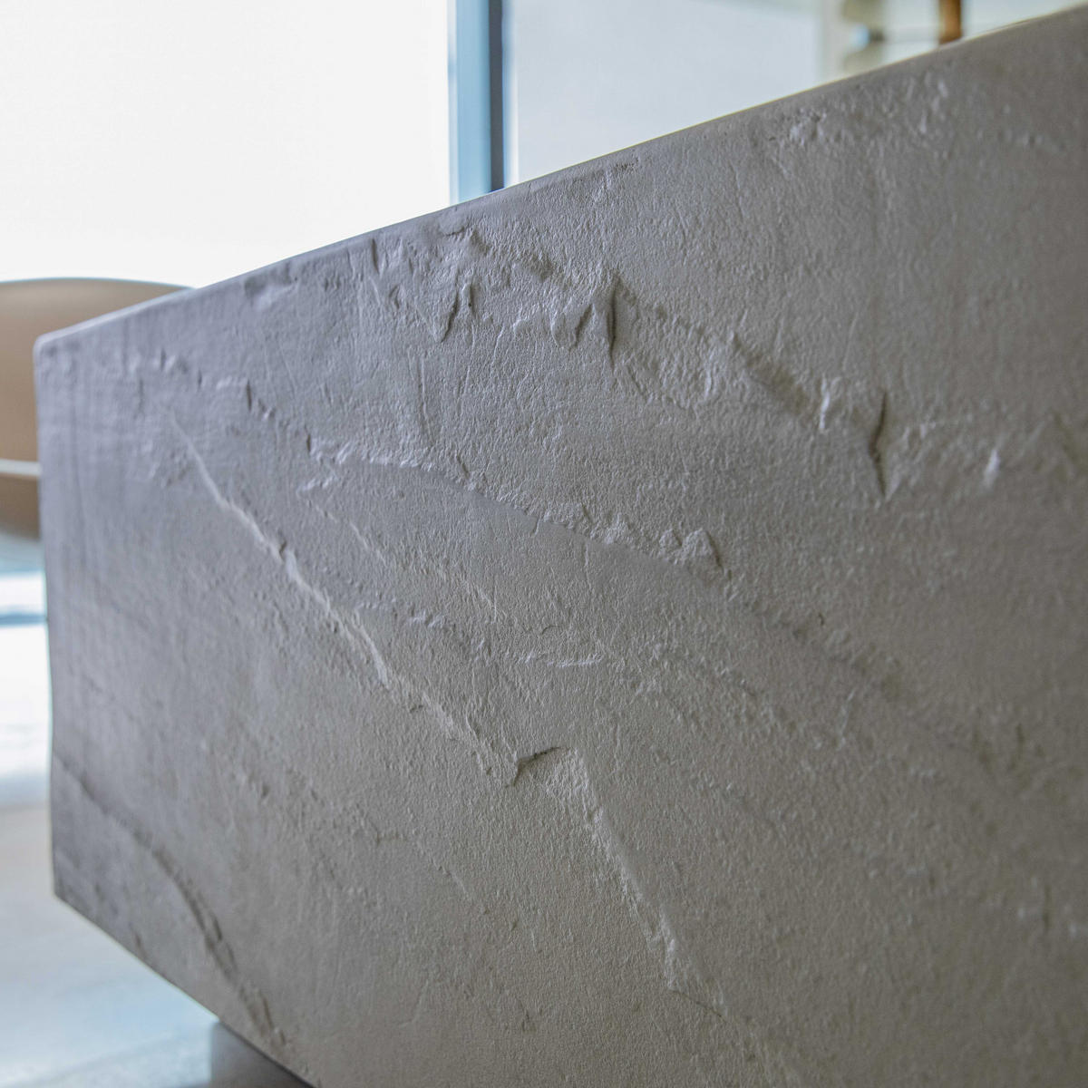 COUCHTISCH COLORADO aus GF-Beton Quadratisch, Wetterbeständig, 86x86x41 cm - Grau, Naturmaterialien (86/86/41cm) - Elementi