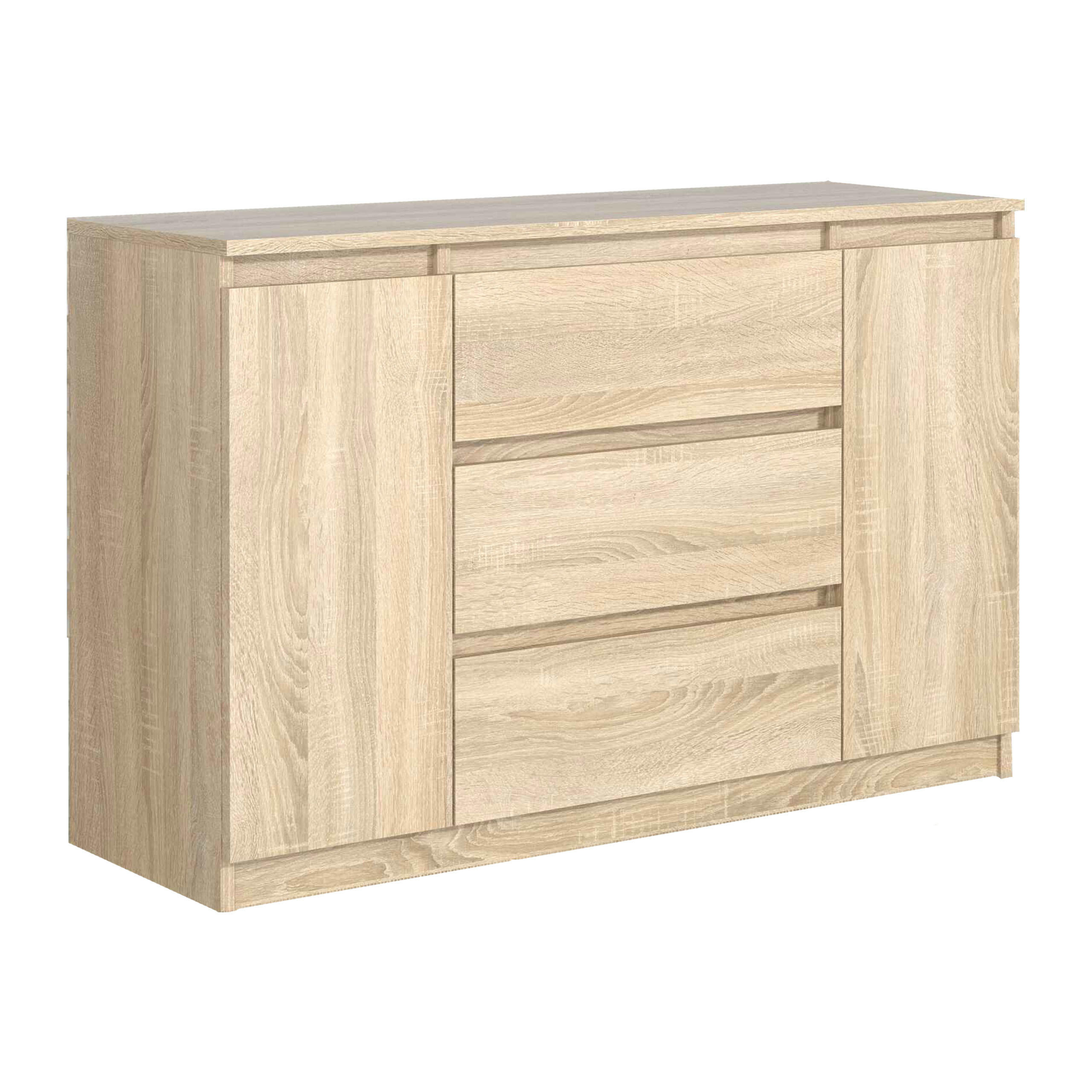 Masseno Kommode Sonoma Eiche 120x78.5x39 cm