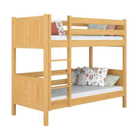 ETAGENBETT N02 Naturkiefer 90/180 - Hellbraun, Naturmaterialien/Holz (90/180cm) - N-Wood