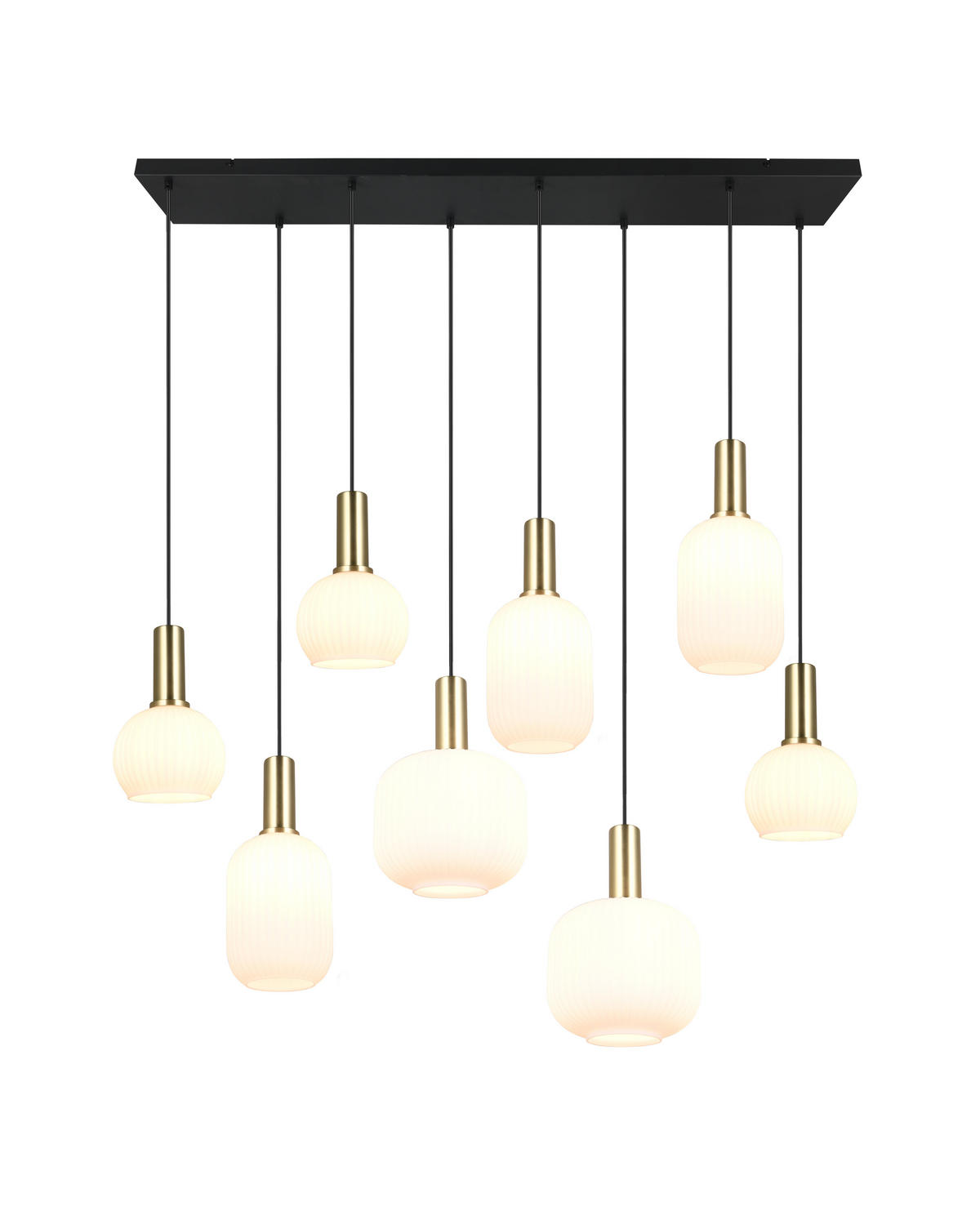 HÄNGELAMPE DIVA - Gold - 0/0/150 cm - Goldfarben, Metall (120/120/150cm) - Trio Leuchten