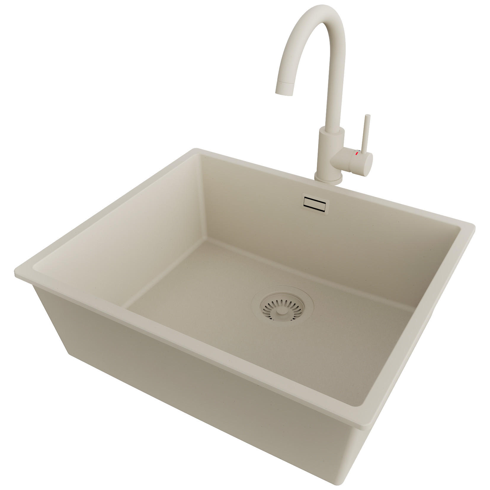 Primagran Granitspüle Beige, Beige, Beige 56x20x47 cm