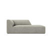 CHAISELONGUE rechts Ruby aus Cord hellgrau - Hellgrau, Textil (93/69/180cm) - Micadoni