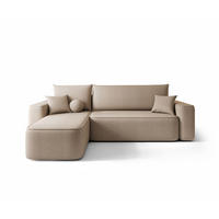 ECKSOFA mit Schlaffunktion SENNO Curio 15 Links - Beige, Textil (250/150cm) - Bedante