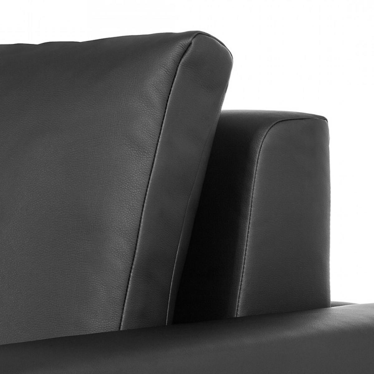 SCHLAFSOFA - Silberfarben/Schwarz, Kunststoff (193/90/90cm) - home24