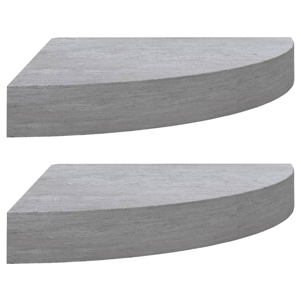 vidaXL Wandboardset Hellgrau 25x3.8x25 cm