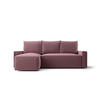ECKSOFA mit Schlaffunktion SAVIO Poso 130 Links - Flieder, Textil (232/140cm) - Bedante