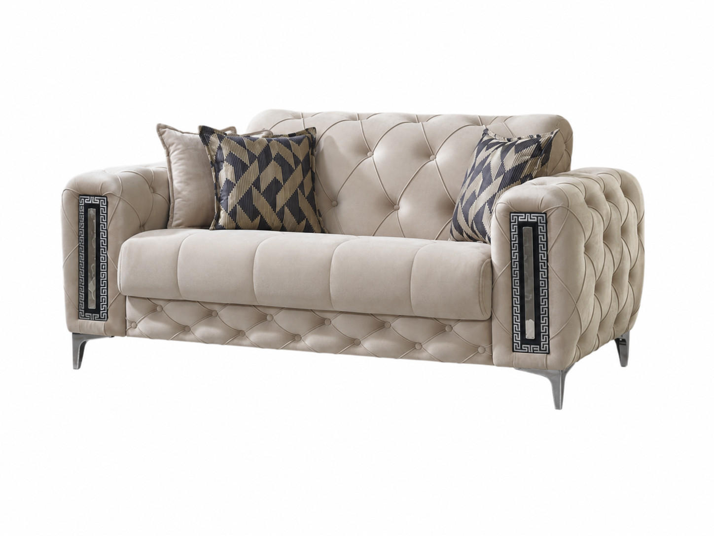 XXXLutz 2-Sitzer Beige 160x80x100 cm