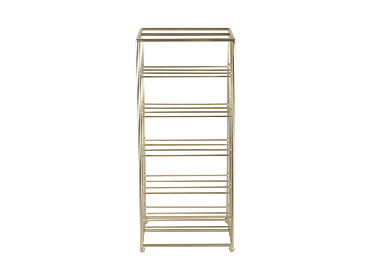 WEINREGAL Dual Floor 25/22/57 cm - Goldfarben, Metall (22/57/25cm) - Present Time