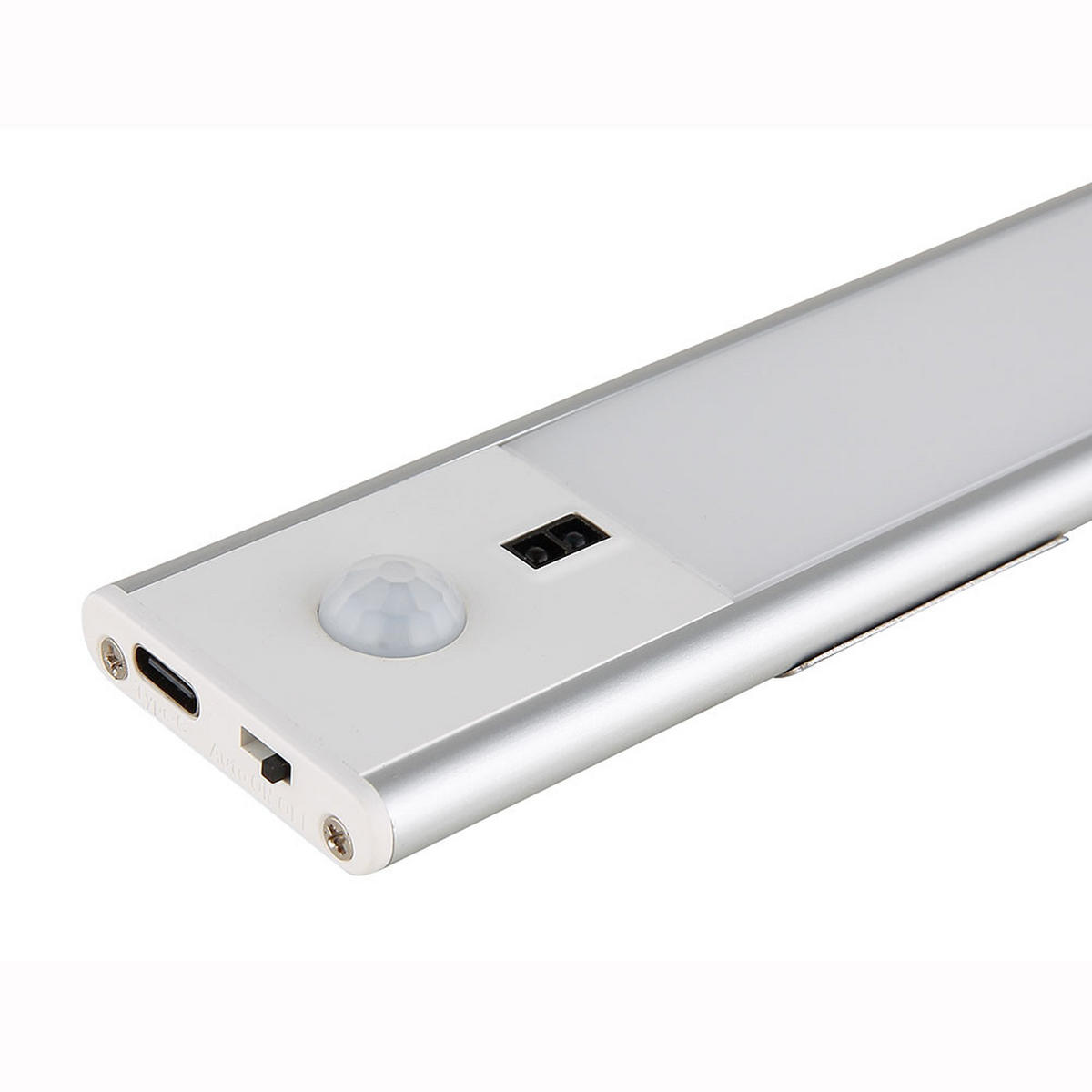 LED UNTERBAULEUCHTE Alu Silber Dimmbar - Silberfarben, Metall (40/4/1cm) - Globo Lighting