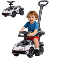 RUTSCHFAHRZEUG DE-16961 Lamborghini Essenza SCV12 mit Schiebegriff Weiß - Weiß, Kunststoff (86.5/40/89.5cm) - ComfortXL