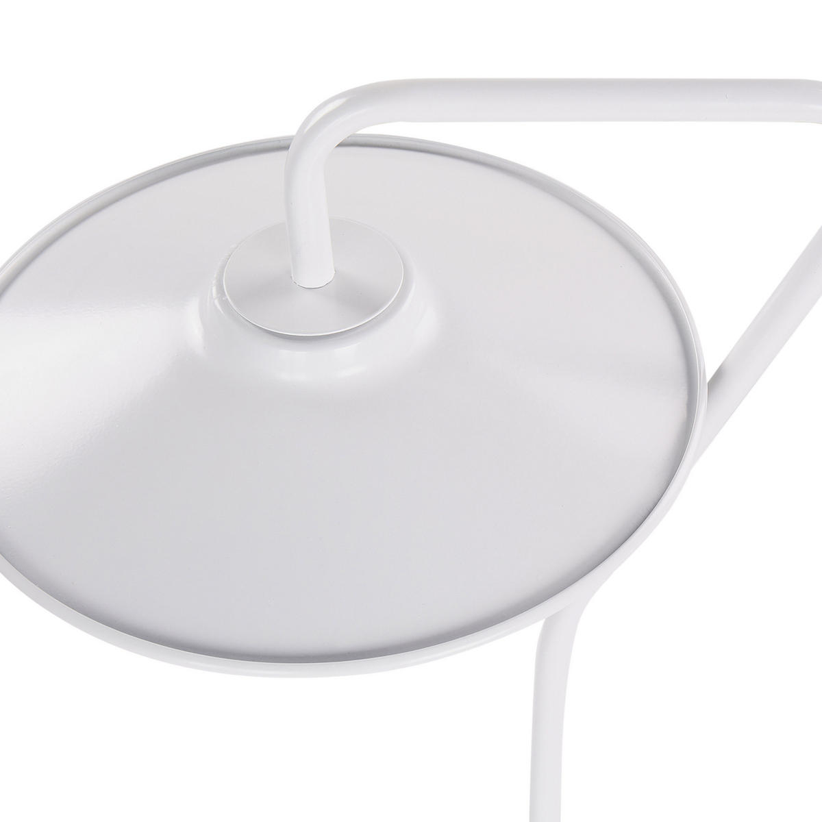 TISCHLEUCHTE Weiß Galetti - Weiß, Metall (22/30/41cm) - Beliani