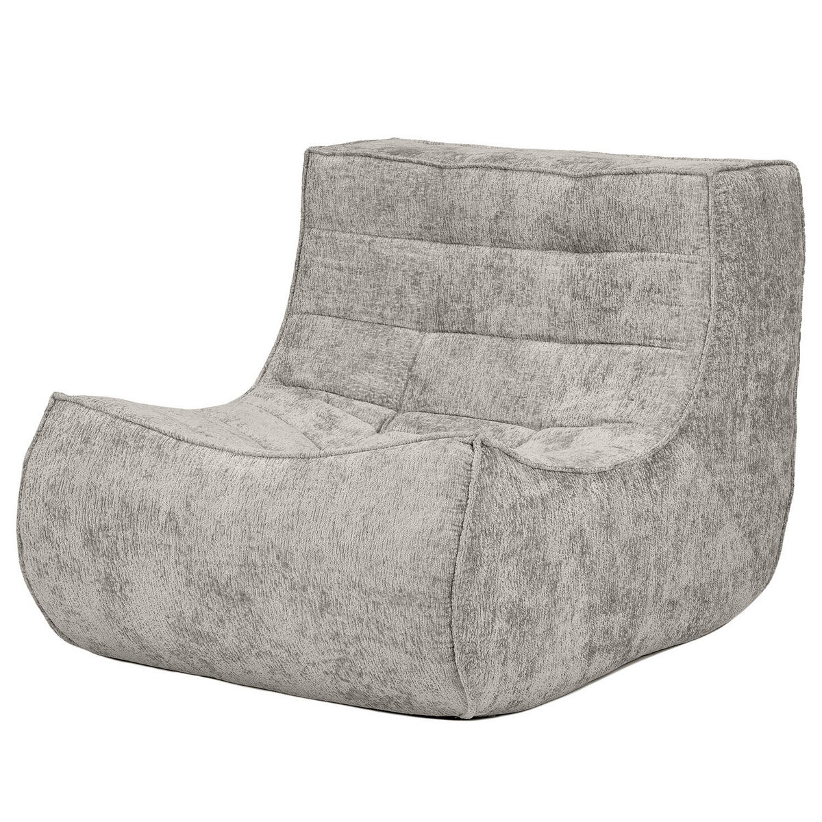 SESSEL - Bouclé - Grau, Textil (87/70/102cm) - home24