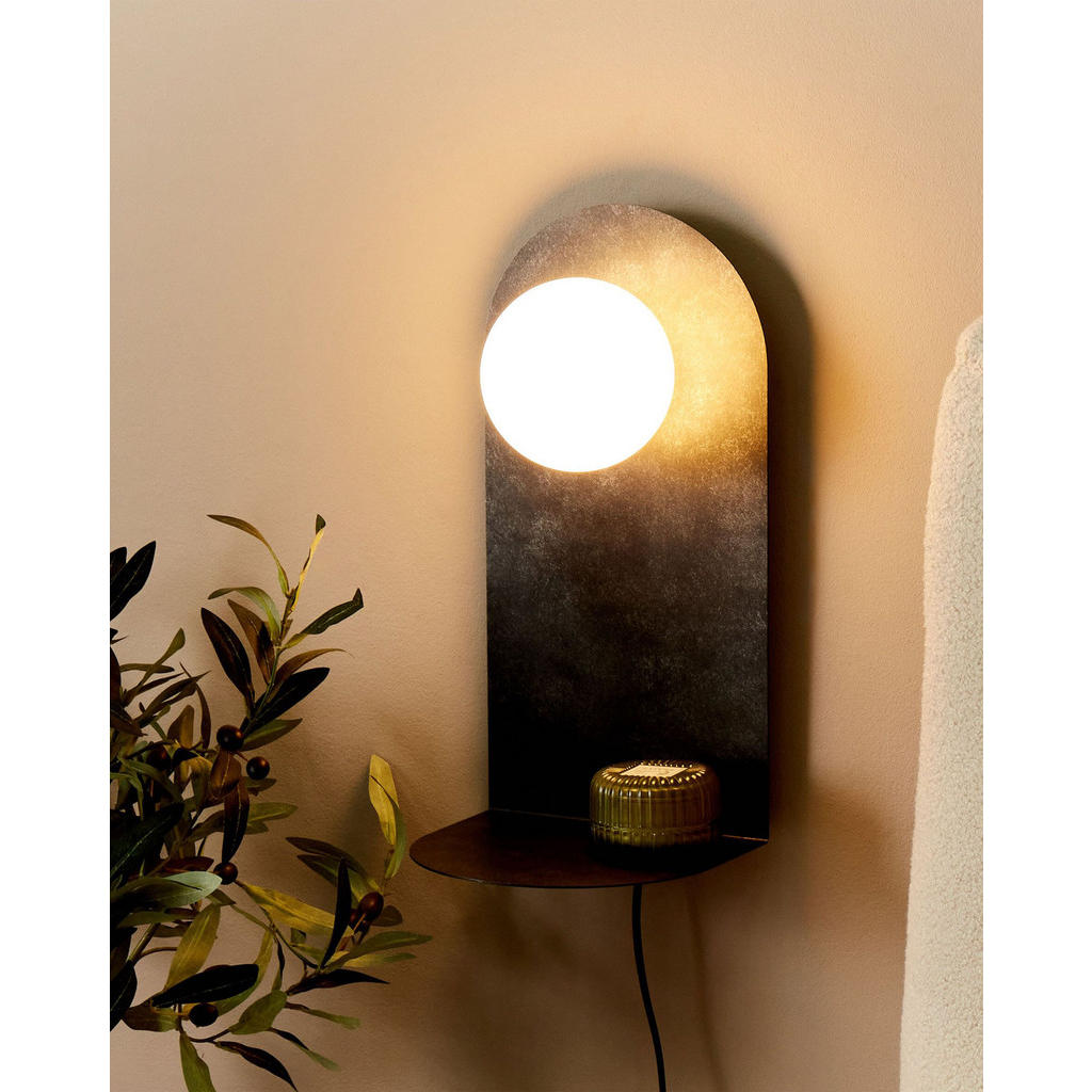 Thumbnail - Beliani Wandlampe, Grau, Weiß, Metall, 20x40x18 cm, Lampen & Leuchten, Innenbeleuchtung, Wandleuchten