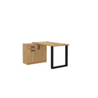 SCHREIBTISCH MALTESA 138x67x75,3 cm Bürotisch Computertisch, Eiche Artisan - Eiche Artisan, Holzwerkstoff (67/138/75.3cm) - MASSENO