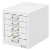 AKTENSCHRANK - Weiß, Metall (38/33/28cm) - ML-DESIGN