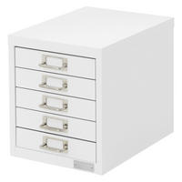 AKTENSCHRANK - Weiß, Metall (38/33/28cm) - ML-DESIGN