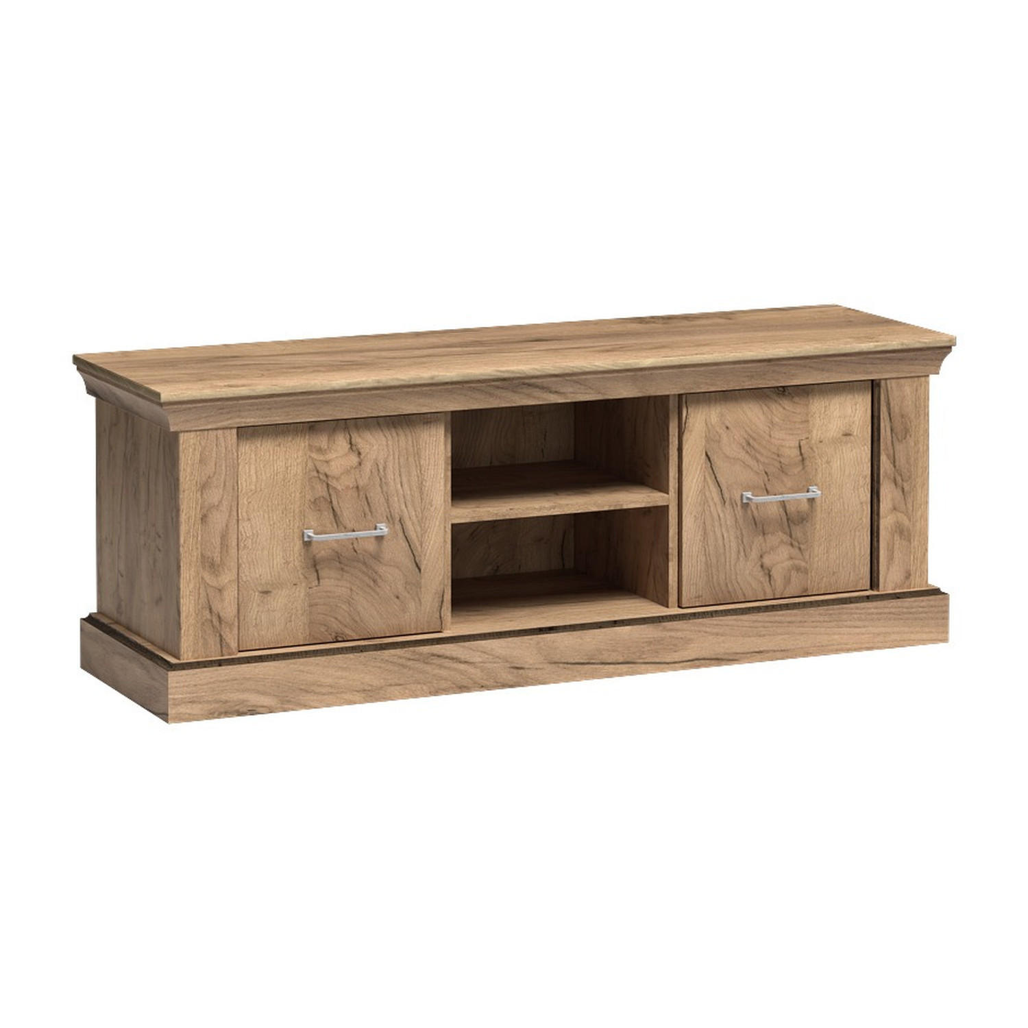TV-LOWBOARD Antica New AN-4 142 x 50 x 42 cm Kraft Gold - Wildeiche, Holzwerkstoff/Metall (142/50/42cm) - Koseto