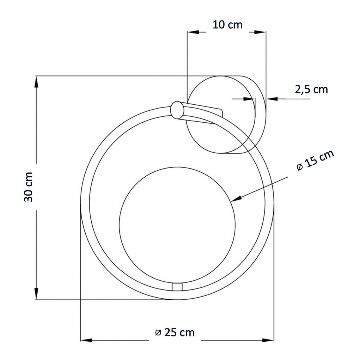 WANDLEUCHTE Steya, Weiß und Gold, 30cm - Goldfarben, Glas (25/30/20cm) - KOSILUM
