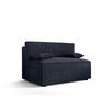 SOFA Mira ohne Armlehnen mit Schlaffunktion - Dunkelblau, Textil (131/90/85cm) - SIMKAM Furniture