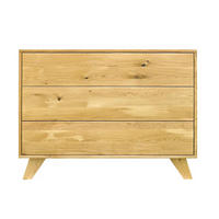 KOMMODE mit Schubladen aus Eichenholz NESS - Eichefarben, Holz (120/90/45cm) - Rawood Furniture