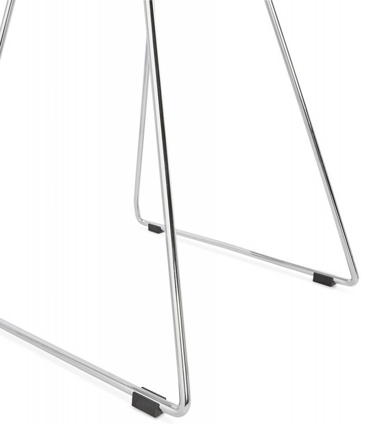SCHALENSTUHL NEGO Kunststoffschale mit Armlehnen und Kufengestell, Weiß 59x58x87 cm - Chromfarben/Weiß, Kunststoff/Metall (59/87/58cm) - KADIMA DESIGN