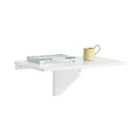 WANDKLAPPTISCH Weiß 60x40cm - Weiß, Holzwerkstoff (60/6/40cm) - SoBuy