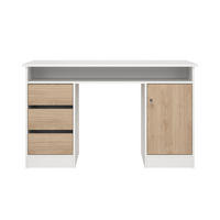 SCHREIBTISCH, FunctionPlus, Weiß, Holzwerkstoff, 126 x 55 x 76 cm - Weiß, Holzwerkstoff (55/126/76cm) - ebuy24