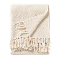 BAUMWOLLDECKE Ezra Ivory 125x150 cm - Creme, Textil (125/150cm) - benuta Nest