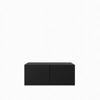 LOWBOARD CAVA 100/41/40 cm, Hängender TV-Schrank Schwarz - Schwarz, Holzwerkstoff (100/41/40cm) - MASSENO