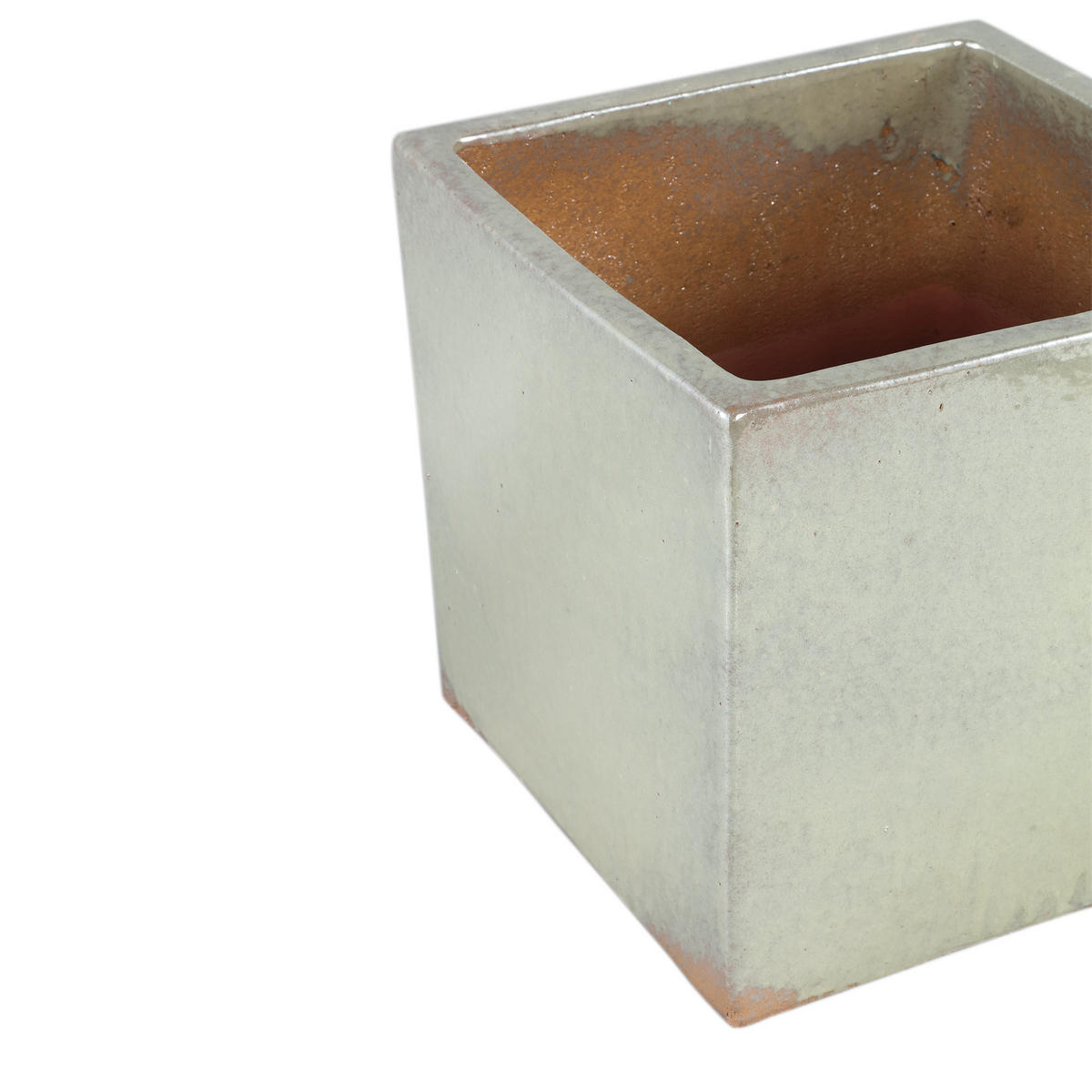 TOPF Raymon Weiß 37/37/35cm 3er-Set - Weiß, Keramik (35cm) - PTMD Collection