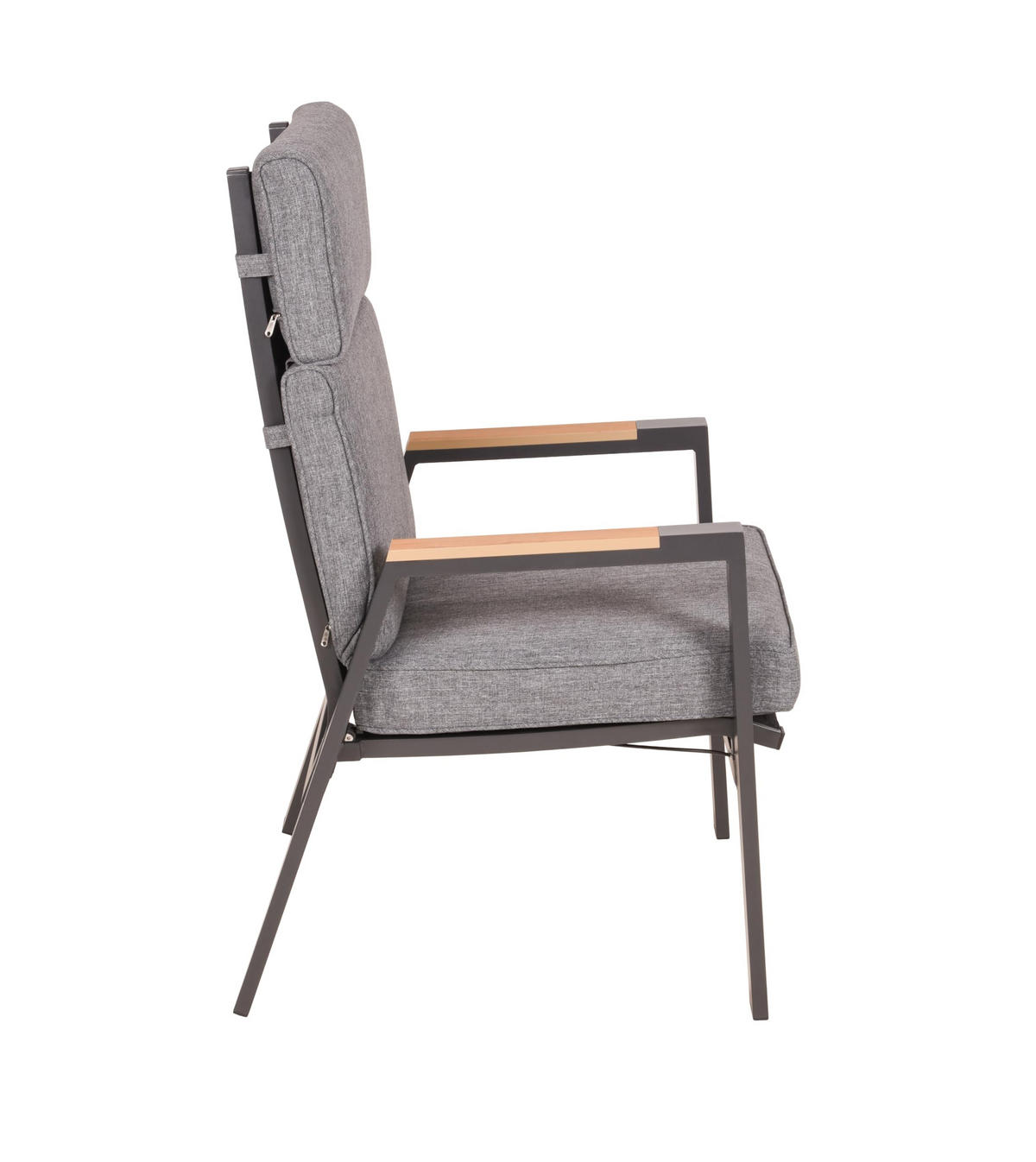 GARTENSTUHL 2er Set Mia Stapelstuhl - Schwarz, Kunststoff (59/106/58cm) - DELUKE