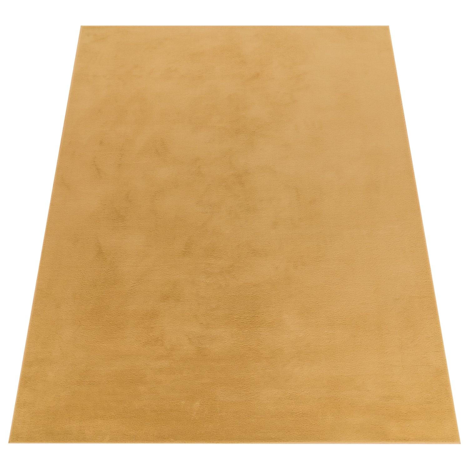 HOCHFLORTEPPICH 120/160 SOFT 380 - Gelb, Kunststoff (120/160cm) - Paco Home
