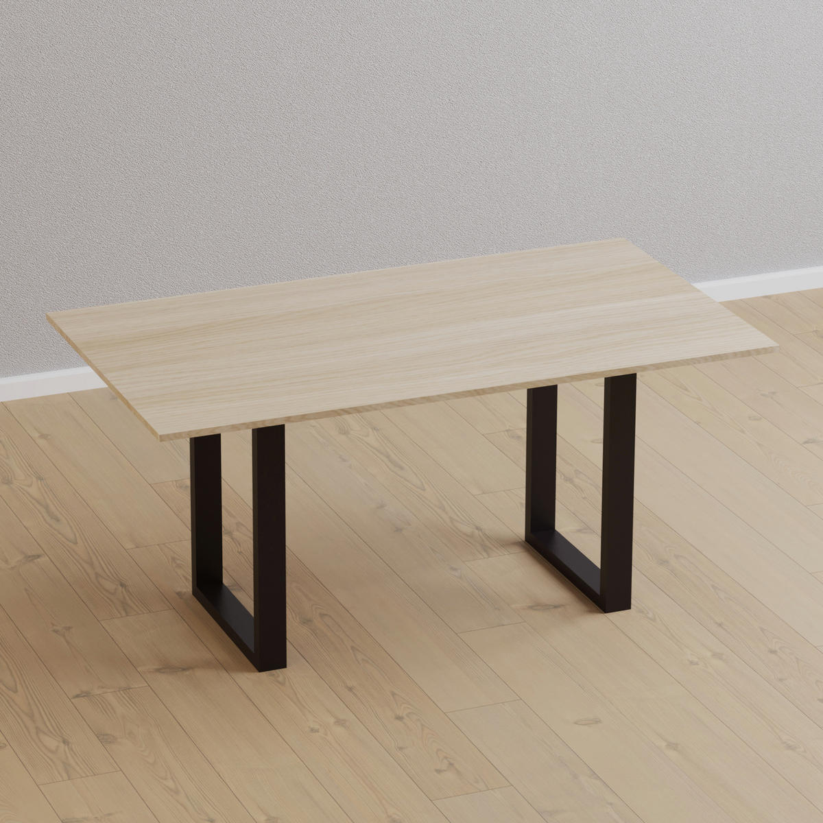 SADA STOLOVÉHO PODNOŽE 2 KS Holsted - černá, kov (28/40/7cm) - [en.casa]