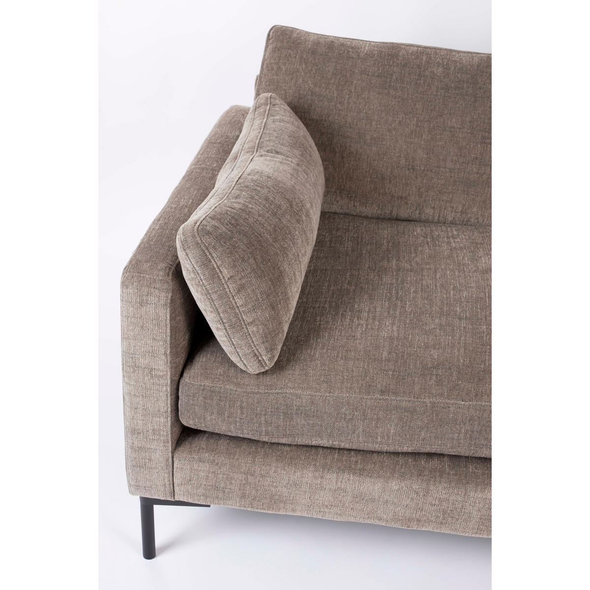 SOFA 3-SITZER Summer Kaffee/ Taupe - Hellbraun, Textil (230/82/101cm) - Zuiver