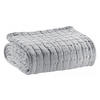 PLAID Swami perlweiß 130 x 200 cm - Hellgrau, Textil (130/200cm) - Vivaraise