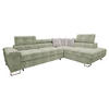 ECKSOFA Cotere Premium, Seite: Rechts - Hellgrün, Holz/Textil (270/202cm) - MIRJAN24