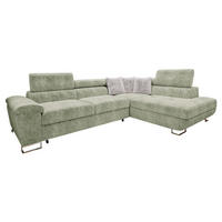 ECKSOFA Cotere Premium, Seite: Rechts - Hellgrün, Holz/Textil (270/202cm) - MIRJAN24