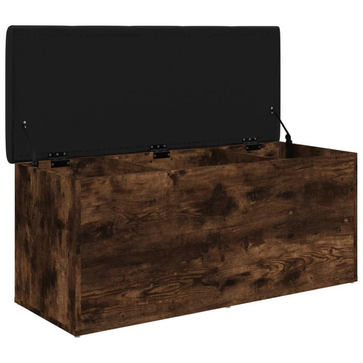 SITZBANK Jona mit Stauraum Räuchereiche 102x42x45 cm - Eiche San Remo, Holz (102/45/42cm) - DELUKE