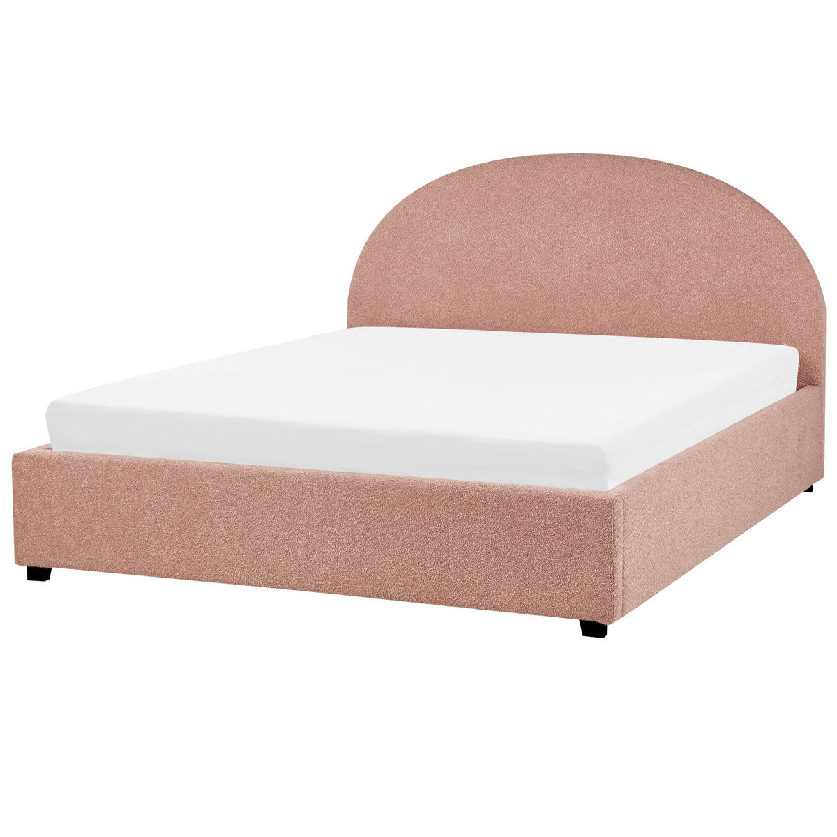 BETT mit Stauraum 160x200 cm Rosa Vaucluse - Pink, Textil (160/200cm) - Beliani