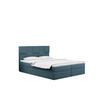 BOXBETT mit Bettkasten und Matratze CLARA Stoff Velvet Hellblau 160x200 cm H3-Bonell - Hellblau, Holz/Textil (160/200cm) - Kaiser Möbel