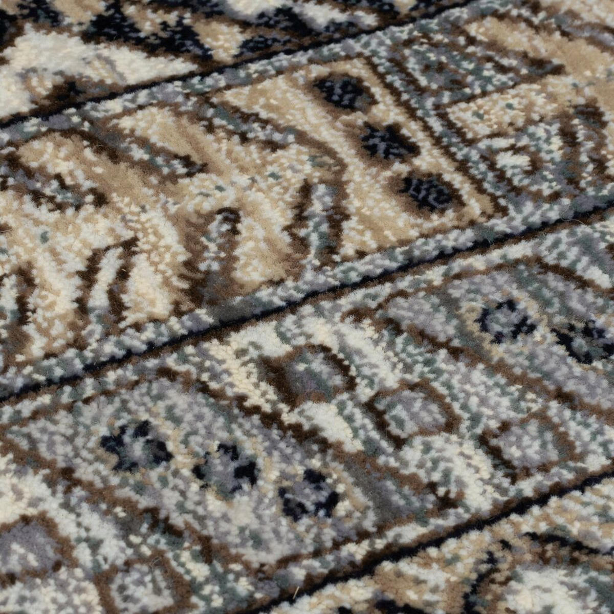 TEPPICH Traditionell-Design, mit Fransen KELVIN, Blau 160x234 cm - Blau, Textil (160/234cm) - KADIMA DESIGN