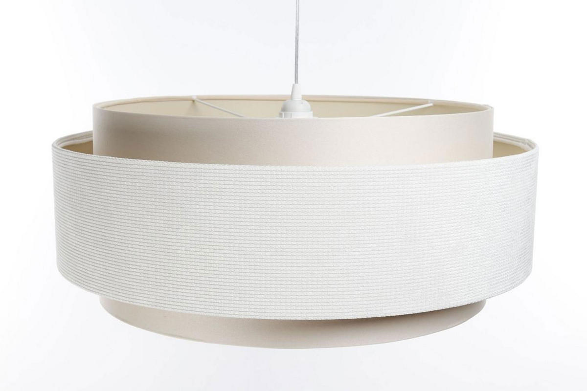 HÄNGELEUCHTE Weiß 60/25 cm - Weiß, Kunststoff (60/1/25cm) - ONZENO