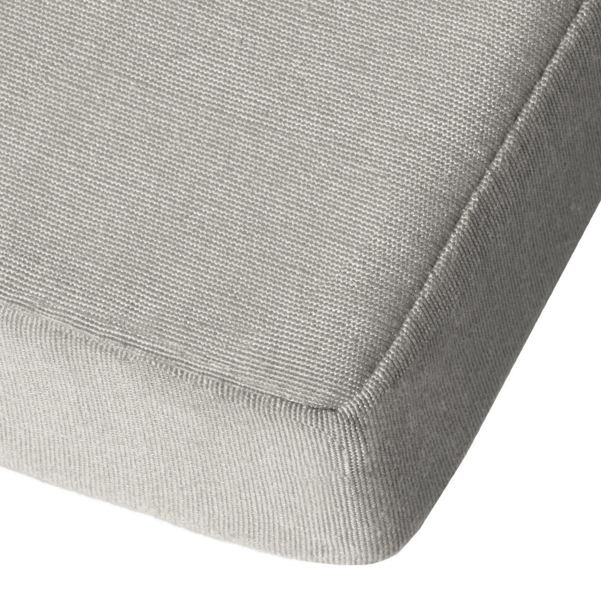 DECKCHAIRAUFLAGE Loftlux DC 175/45/5 cm Hellgrau - Hellgrau, Textil (45/5/175cm) - Beautissu 