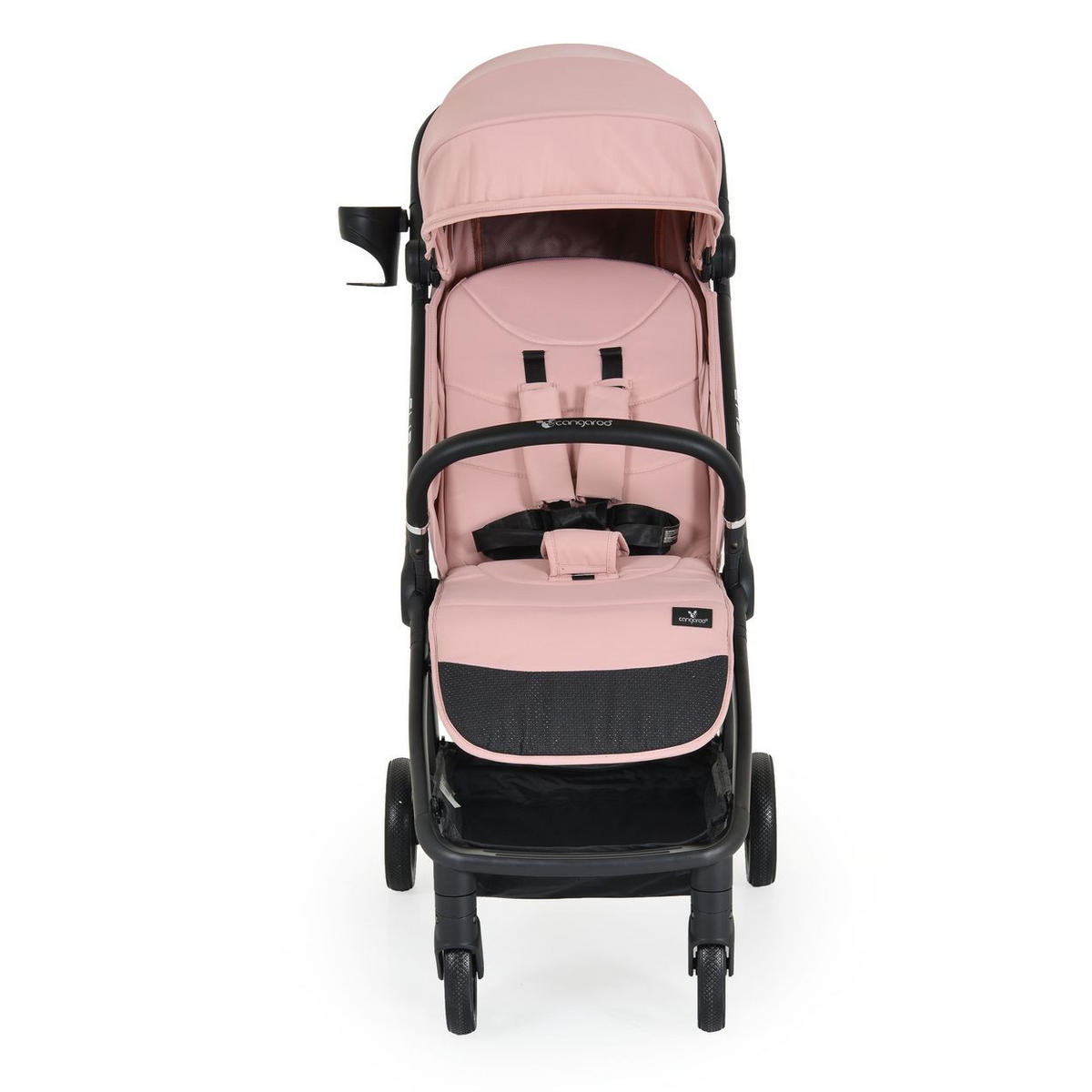 KINDERWAGEN, Sommerbuggy Flip rosa klappbar Getränkehalter Korb Stoßdämpfer - Rosa, Metall (88/50/106cm) - Cangaroo